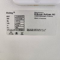 Bbraun Dialog+ Evo - Dialysis image 3